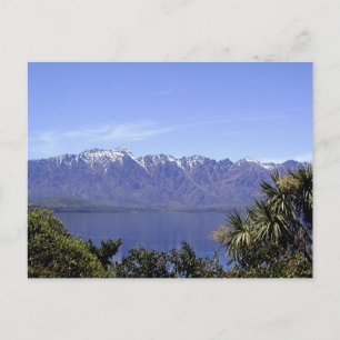 Queenstown, NZ Mountain & Sjö Nature Postcards Vykort