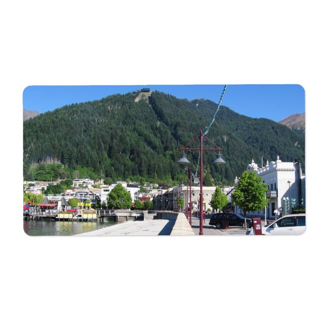 Queenstown, Otago, Nya Zeeland Fraktsedel (Framsidan)