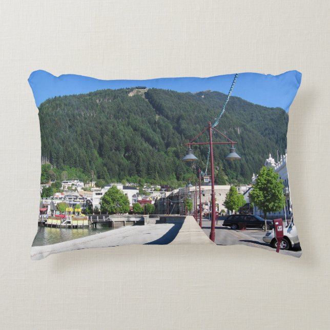 Queenstown, Otago, Nya Zeeland Prydnadskudde (Framsidan)