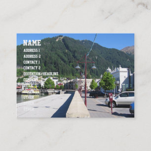 Queenstown, Otago, Nya Zeeland Visitkort