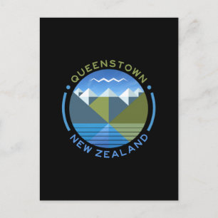 QUEENSTOWN SYUTH ISLAND NEW ZEALAND POSTCARD VYKORT