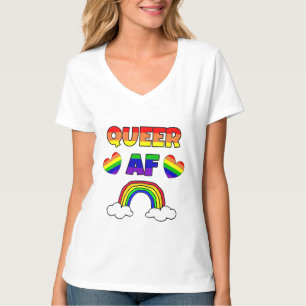 Queer AF LGBT T Shirt