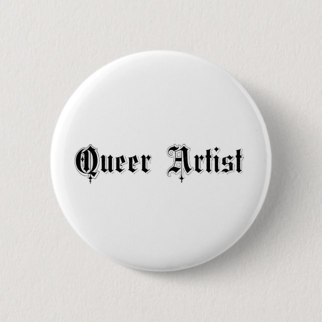 Queer Artist Knapp (Framsida)