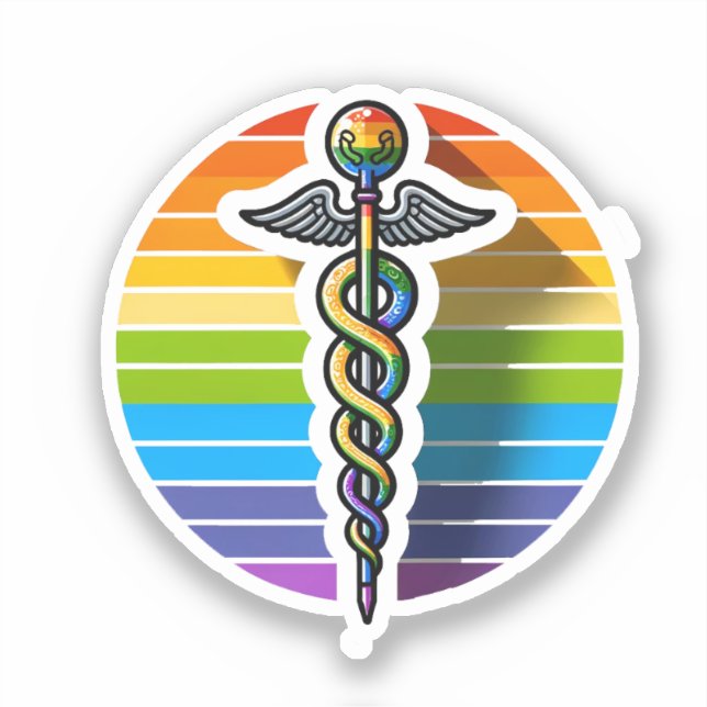 Queer Asclepius Klistermärken (Framsida)