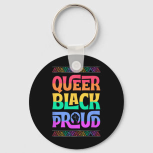 Queer Black Proud Junetelfte Gay pride Blm Fist Pr Nyckelring