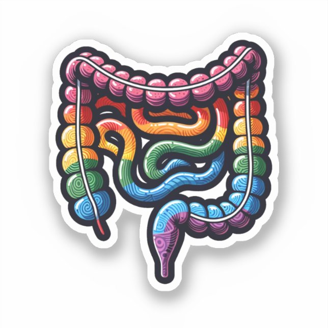 Queer Colon Klistermärken (Framsida)