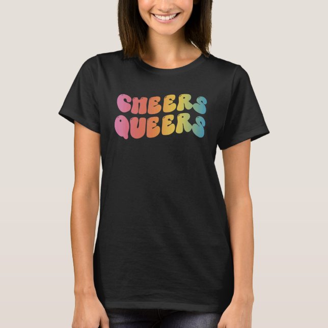 Queer Human Rights Bisexual Pride Ally Transgender T Shirt (Framsida)