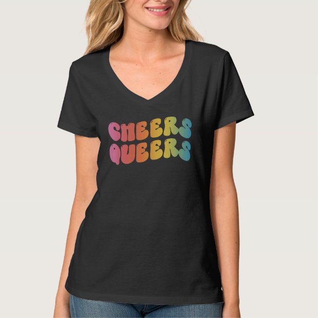 Queer Human Rights Bisexual Pride Ally Transgender T Shirt (Framsida)