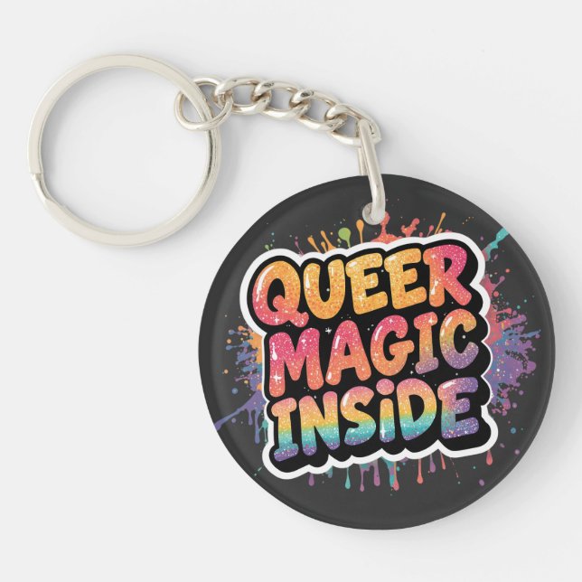 Queer Magi Inuti LGBTQ Pride Citat Design (Framsidan)