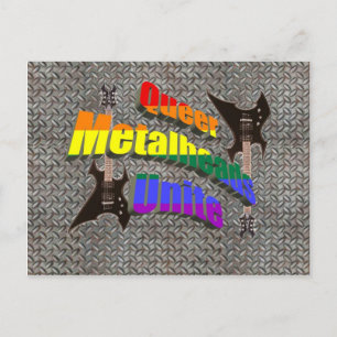 Queer Metalheads Unite Vykort