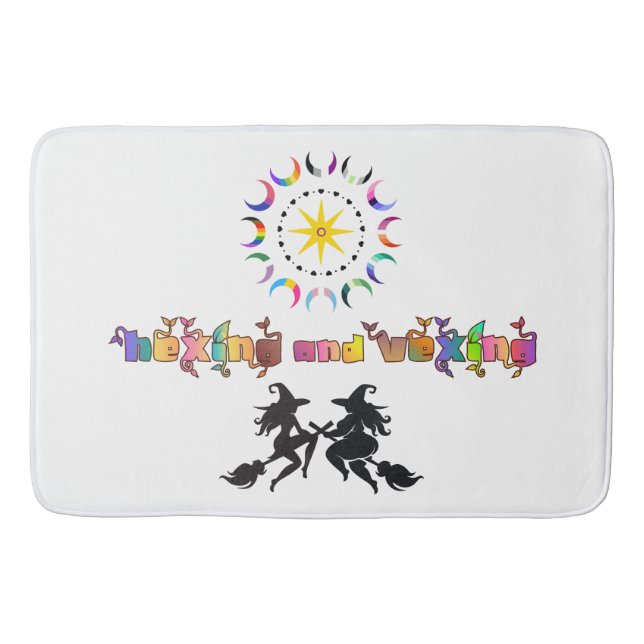 Queer Pagan Kropp Solidaritet | Hexing och Vexing Badrumsmatta (Framsidan)