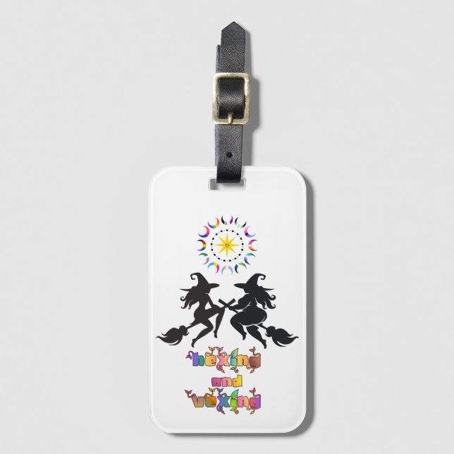 Queer Pagan Kropp Solidaritet | Hexing och Vexing Bagagebricka (Framsida vertikal)