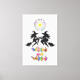 Queer Pagan Kropp Solidaritet | Hexing och Vexing Canvastryck