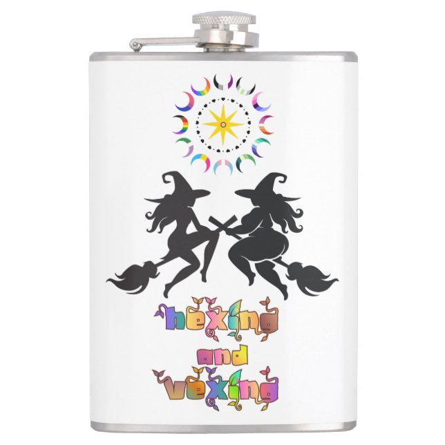 Queer Pagan Kropp Solidaritet | Hexing och Vexing Fickplunta (Framsidan)