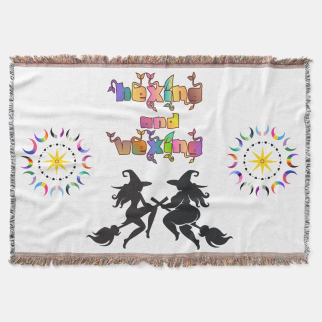 Queer Pagan Kropp Solidaritet | Hexing och Vexing Filt (Framsidan)