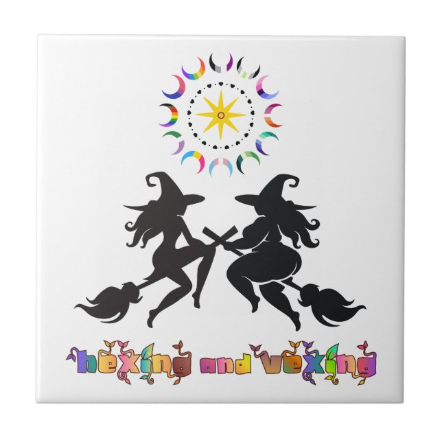 Queer Pagan Kropp Solidaritet | Hexing och Vexing Kakelplatta (Framsidan)