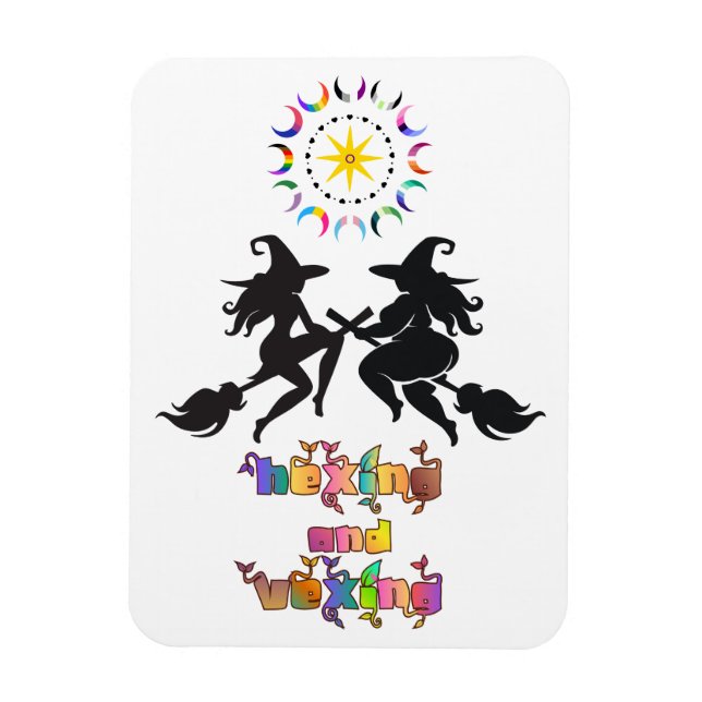 Queer Pagan Kropp Solidaritet | Hexing och Vexing Magnet (Vertikal)