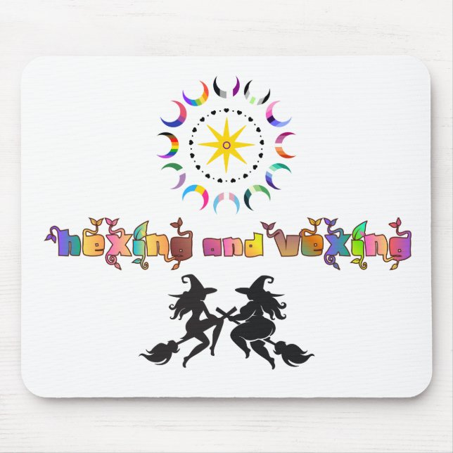 Queer Pagan Kropp Solidaritet | Hexing och Vexing Musmatta (Framsidan)