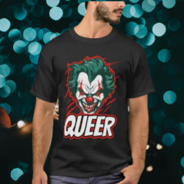 Queer Pride Clown blir på svenska: Queer Pride Clo T Shirt