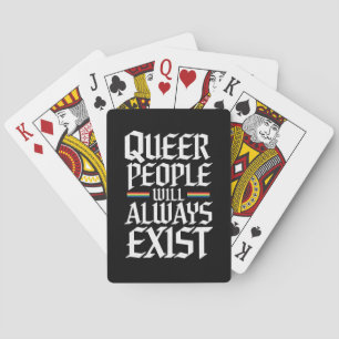 Queer Pride HBTQ-personer Kommer Alltid Att Existe Casinokort