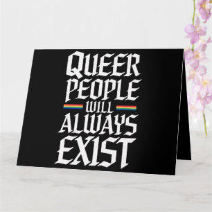 Queer Pride HBTQ-personer Kommer Alltid Att Existe Kort
