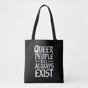 Queer Pride HBTQ-personer Kommer Alltid Att Existe Tygkasse