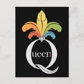 Queer Queen Vykort