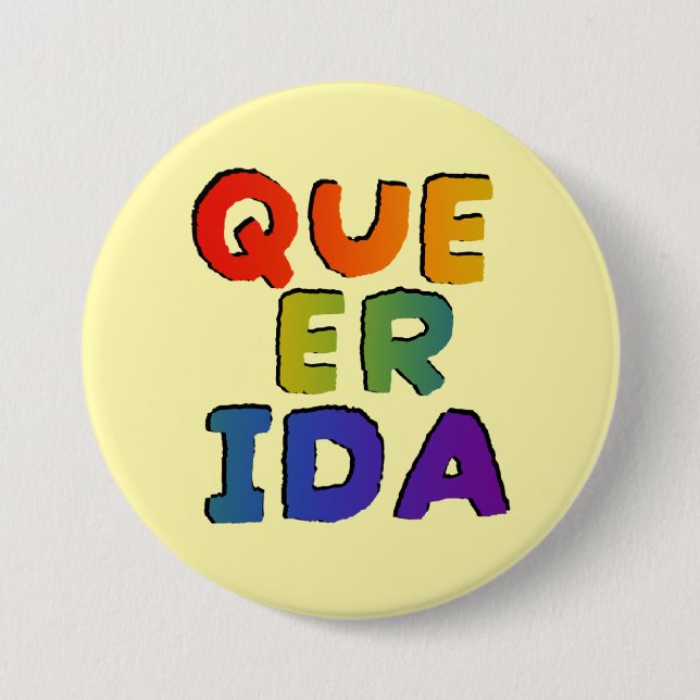 Queerida - Queer och Älskad Knapp (Framsida)