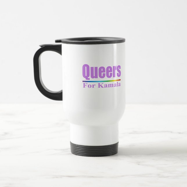 Queers for Kamala / Kamala Harris Resemugg (Vänster)