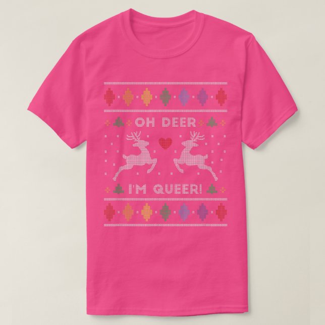 Queful julsötare t shirt (Design framsida)