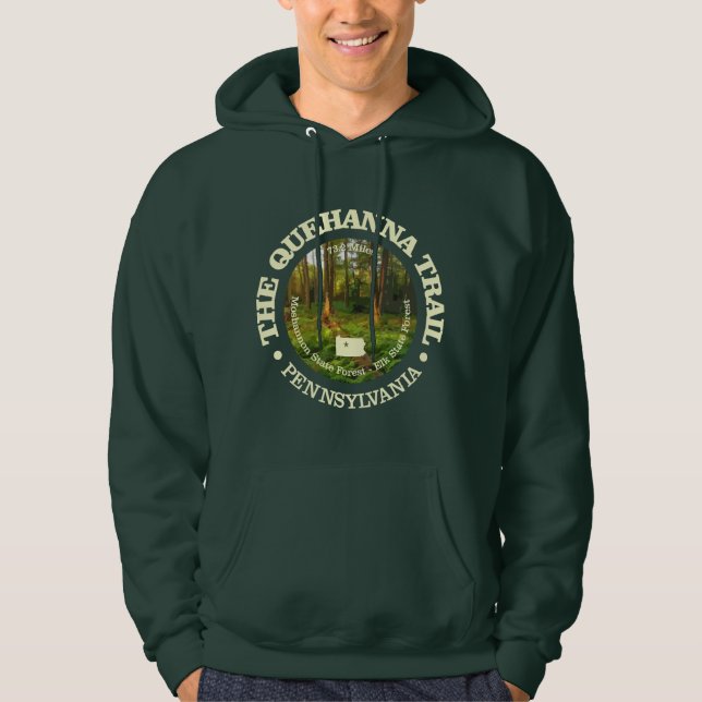 Quehanna Trail (rd) Hoodie (Framsida)