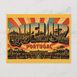 Queluz Portugal Nationalpalats Vykort