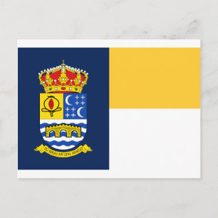 Quéntar (Spanien) Flagga Vykort