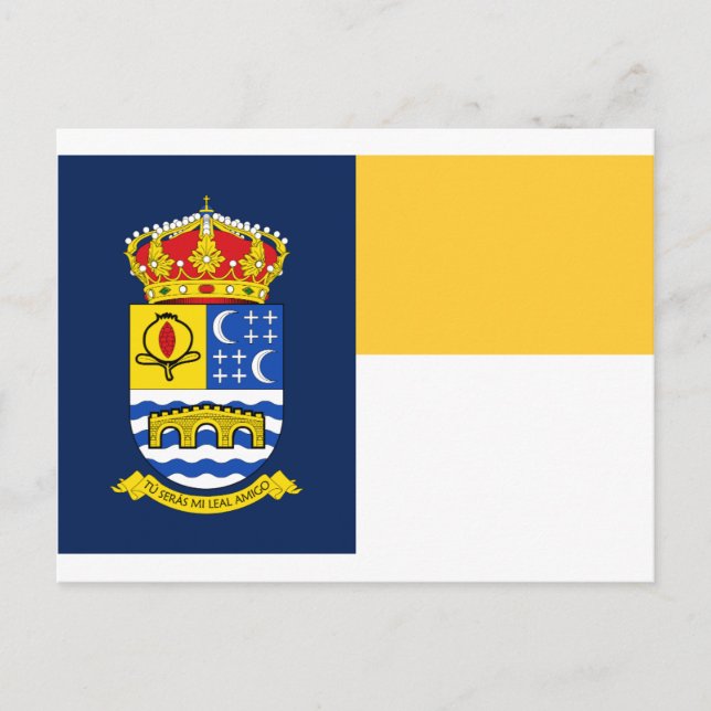 Quéntar (Spanien) Flagga Vykort (Framsida)