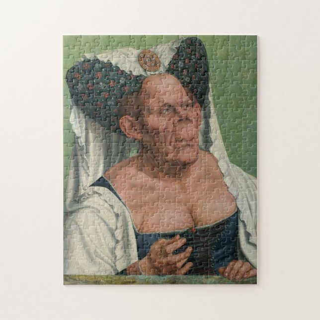 Quentin Massys, den fula hertiginnan, ca 1525 Pussel (Vertikal)