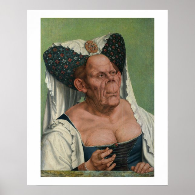 Quentin Massys, Ugly Duchess, ca 1525 Poster (Framsidan)