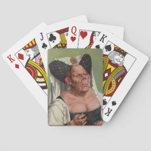Quentin Matsys - A Grotesque Old Woman Casinokort