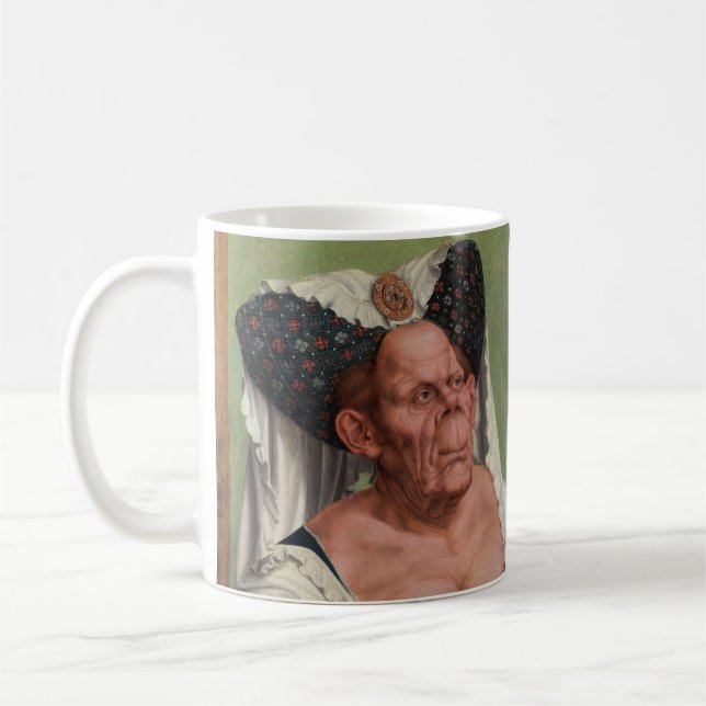 Quentin Matsys - A Grotesque Old Woman Kaffemugg (Vänster)