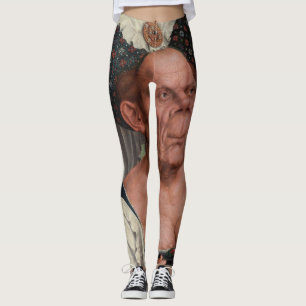 Quentin Matsys - A Grotesque Old Woman Leggings
