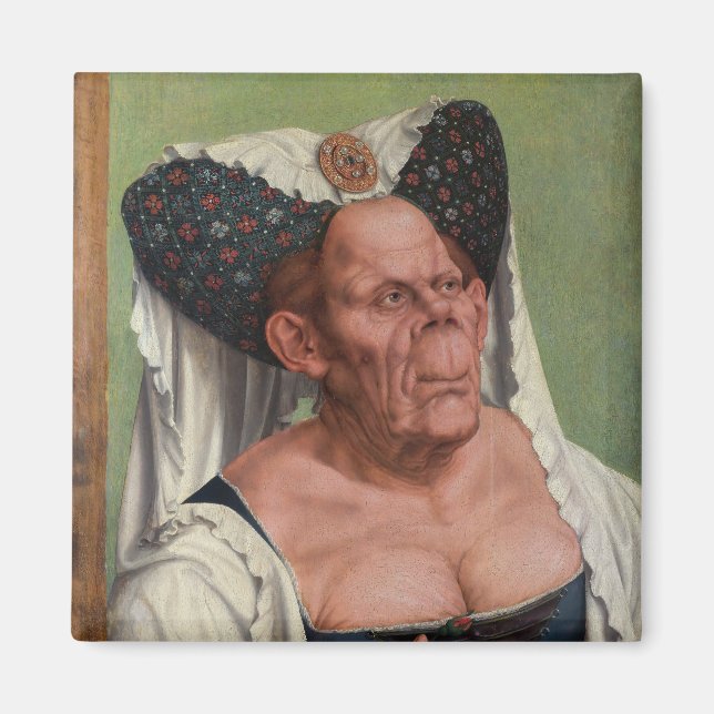 Quentin Matsys - A Grotesque Old Woman Magnet (Framsidan)