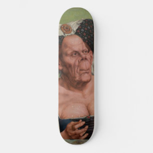 Quentin Matsys - A Grotesque Old Woman Mini Skateboard Bräda 18,5 Cm