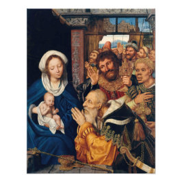 Quentin Matsys - Adoration of the Magi Fototryck
