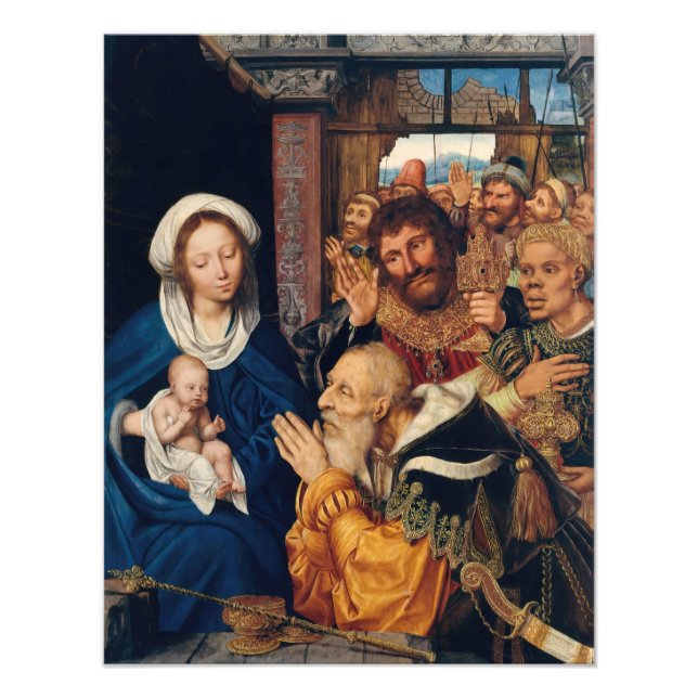 Quentin Matsys - Adoration of the Magi Fototryck (Framsidan)