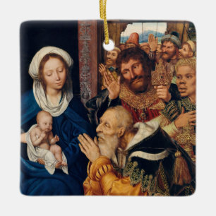 Quentin Matsys - Adoration of the Magi Julgransprydnad Keramik