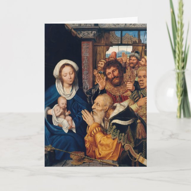 Quentin Matsys - Adoration of the Magi Kort (Framsida)