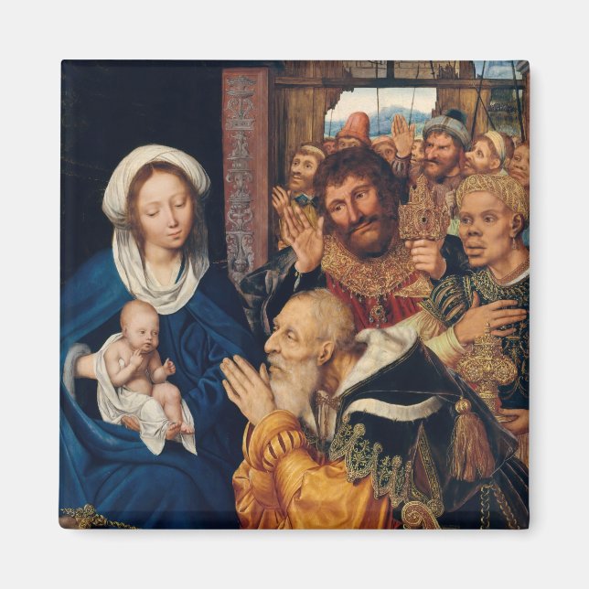 Quentin Matsys - Adoration of the Magi Magnet (Framsidan)