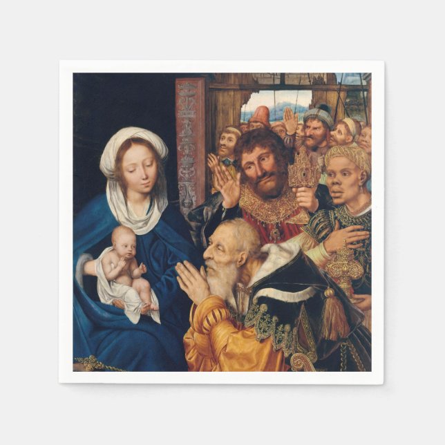 Quentin Matsys - Adoration of the Magi Pappersservett (Framsidan)