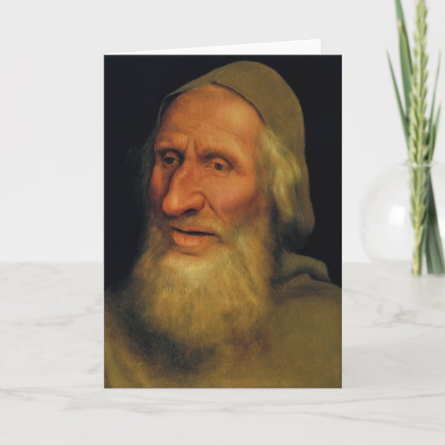 Quentin Matsys - chef för en gammal man Kort (Framsida)