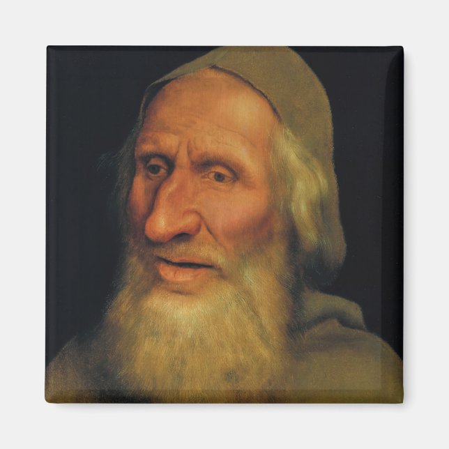 Quentin Matsys - chef för en gammal man Magnet (Framsidan)