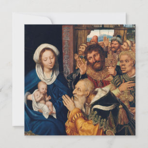 Quentin Matsys - De vise männens tillbedjan Tack Kort